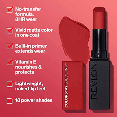 [MAKE UP] Son lì Revlon ColorStay Suede Ink - HÀNG MỸ