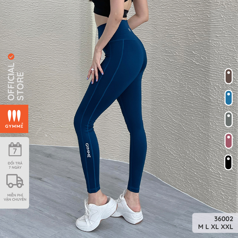 Quần legging nữ dài tập gym yoga gymme 36002