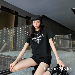 Áo thun prada milano da 1993 tay lỡ form rộng chất cotton cao cấp , áo phông form rộng
