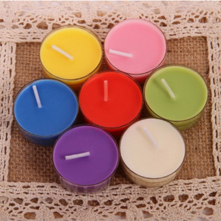 Nến tealight không khói không màu 1 viên cháy 4-5h