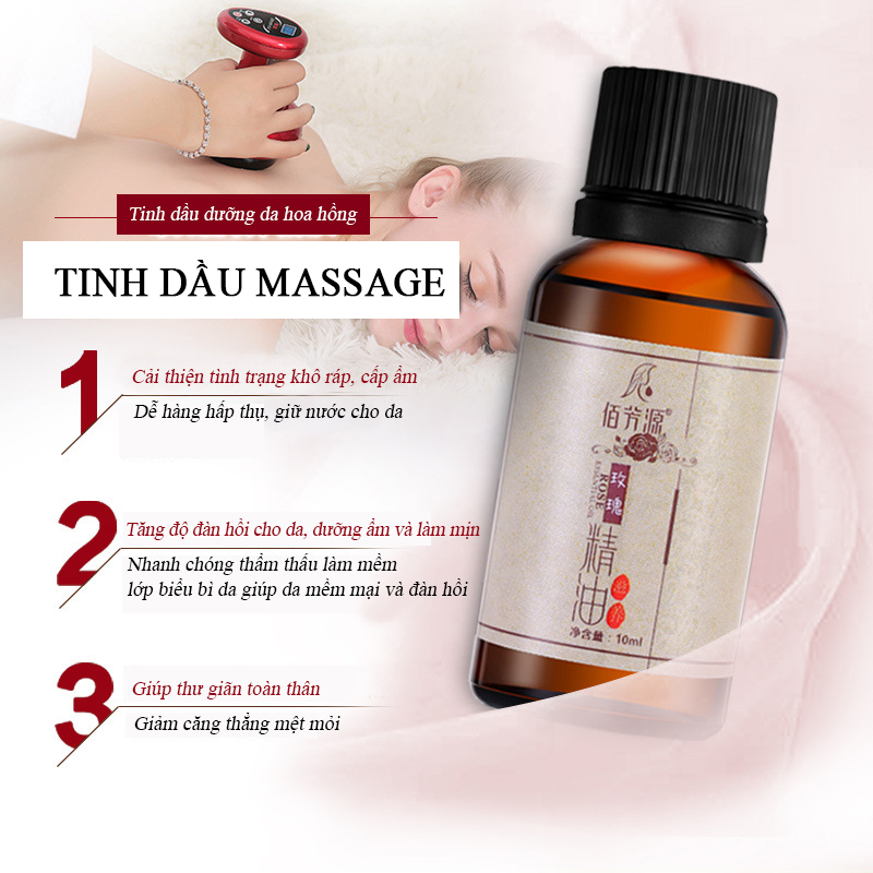 Tinh dầu massage toàn thân hỗ trợ quá trình massage hiệu quả