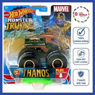 Xe mô hình Hot Wheels Monster Trucks Thanos GTH66.