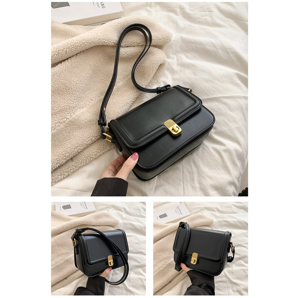 Túi Sát Nách Retro Kết Cấu Phù Hợp Dáng Túi Vuông Nhỏ Siêu Hot WESTIE STUDIO - A327.TXN