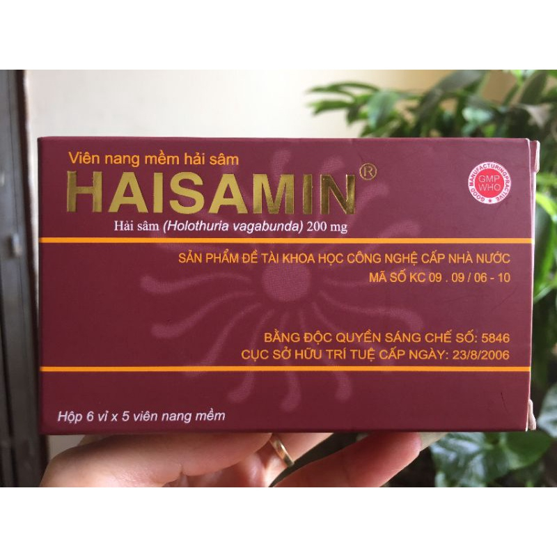 Viên nang mềm hải sâm HAISAMIN hỗ trợ bồi bổ cơ thể