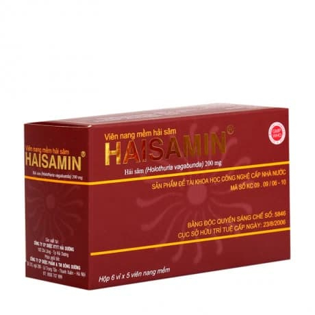 Viên nang mềm hải sâm HAISAMIN hỗ trợ bồi bổ cơ thể