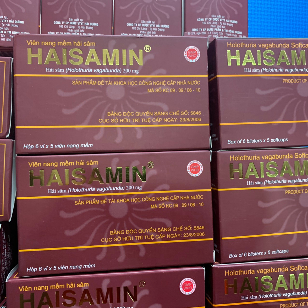 Viên nang mềm hải sâm HAISAMIN hỗ trợ bồi bổ cơ thể