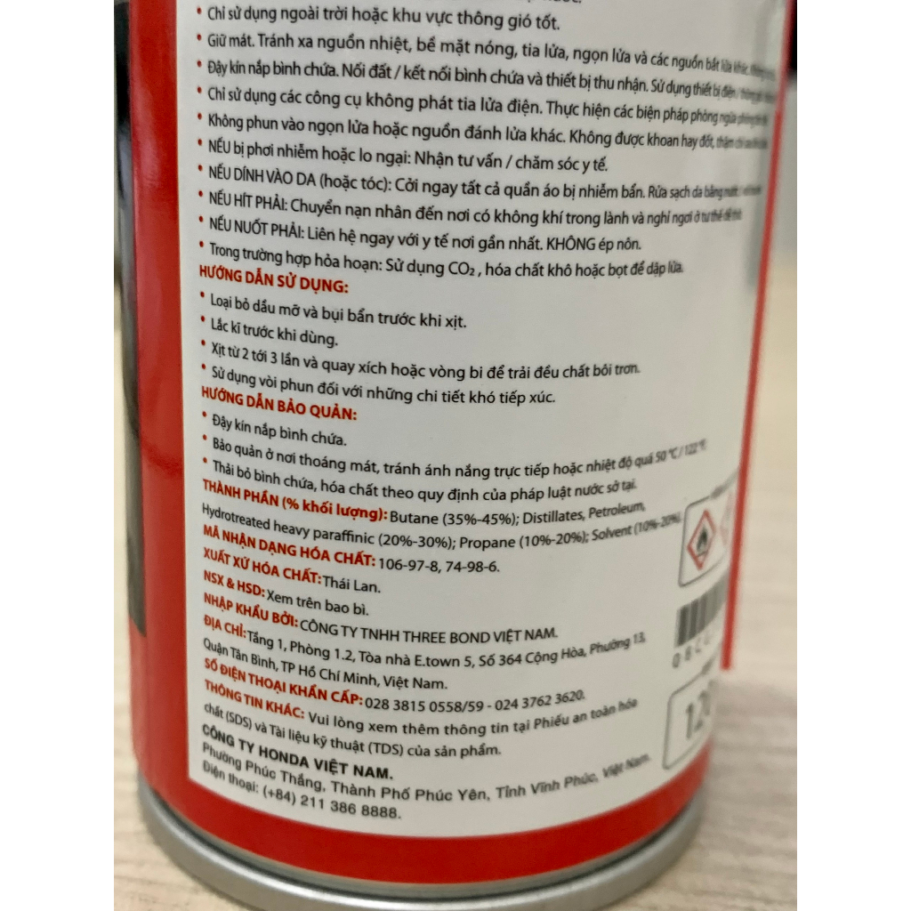 DẦU BÔI TRƠN NHÔNG XÍCH VÀ VÒNG BI