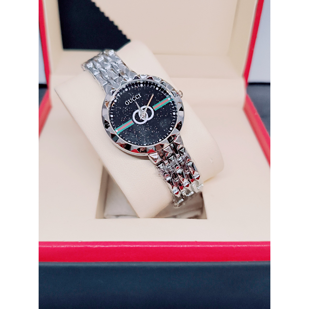 Đồng Hồ Nữ Gucci Dây Kim Loại  Cao Cấp Thép Không Gỉ  Siêu Hot 2023