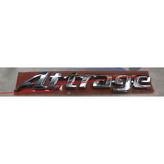 (Sỉ - Lẻ) Chữ nổi Attrage được dán phía sau xe Mitsubishi Attrage