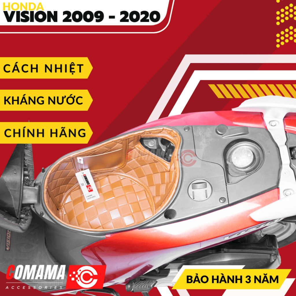 [GIÁ XƯỞNG] Lót Cốp COMA Cách Nhiệt Và Chống Thấm Xe Vision 2013-2020