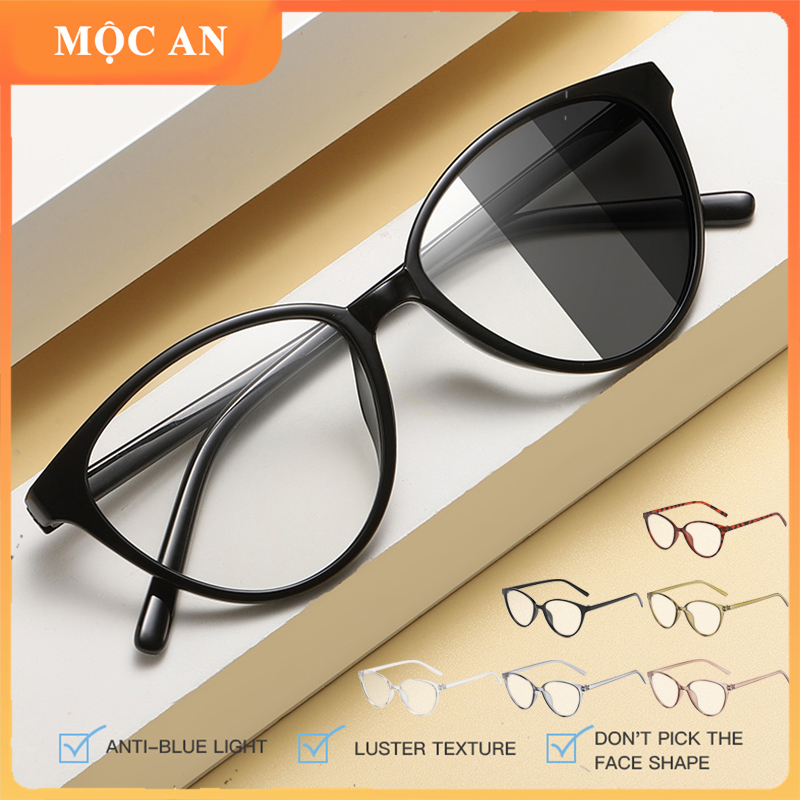 (Y9) Kính mắt mèo đổi màu khi ra nắng MOCAN, chống cận, chống tia cực tím UV400 chống ánh sáng xanh
