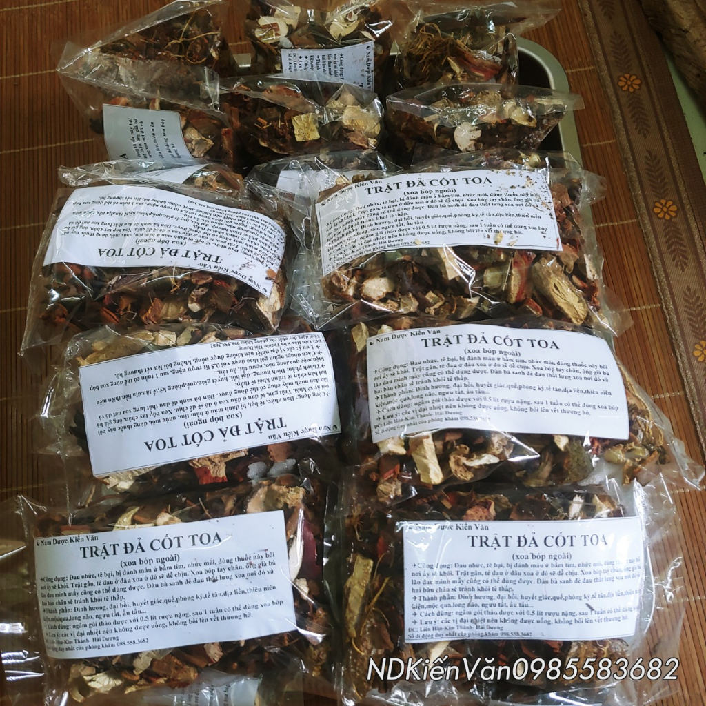 Gói thảo dược ngâm rượu xoa bóp