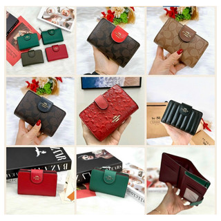 VÍ NỮ Coach wallet medium corner zip wallet