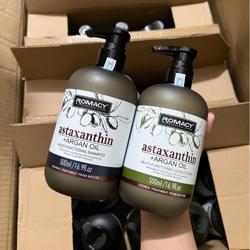 Dầu gội dưỡng sinh Romacy Astaxanthin 500ml