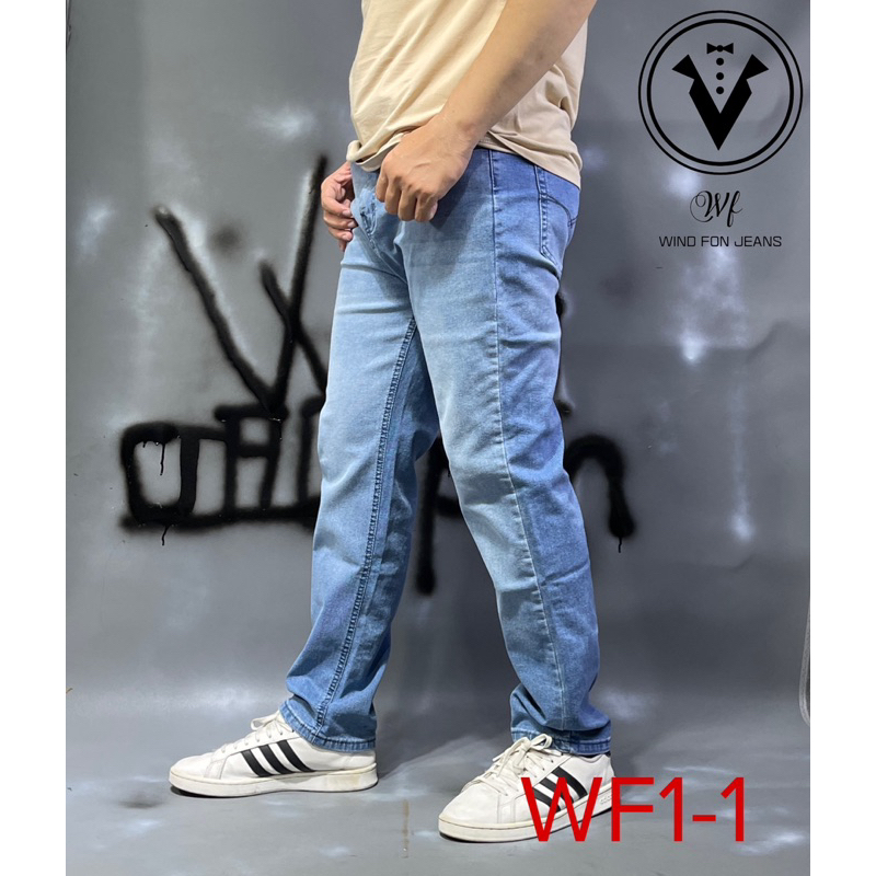 Quần Jean Nam Thun Co Giãn Ống Suông Cao cấp 22-39t