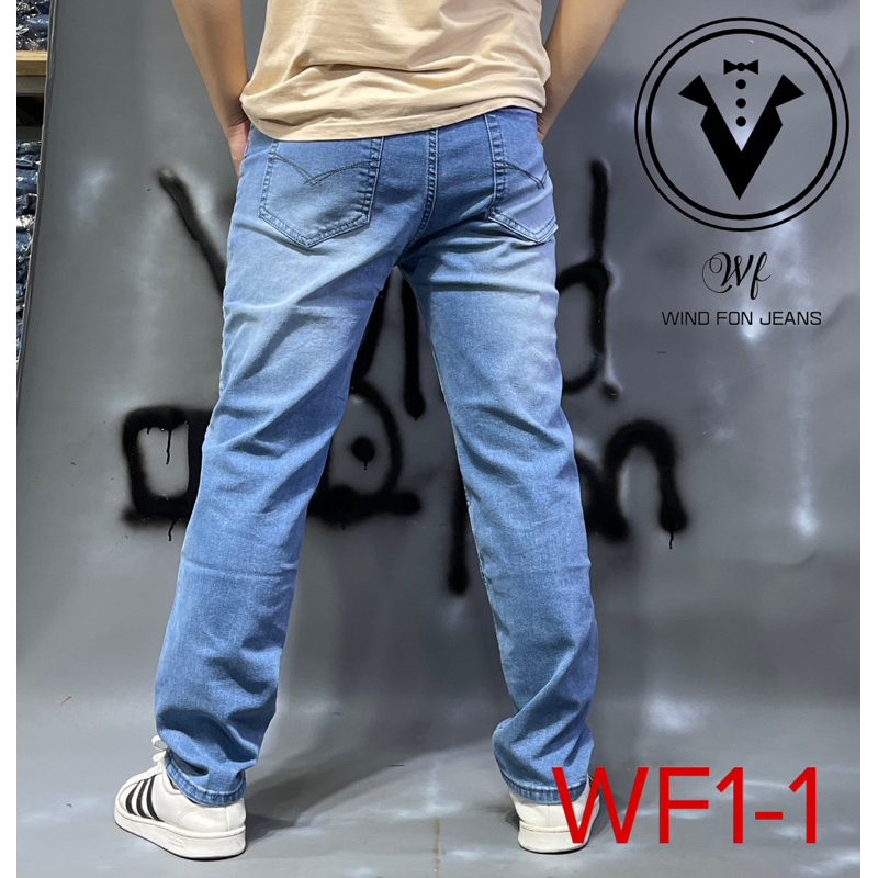 Quần Jean Nam Thun Co Giãn Ống Suông Cao cấp 22-39t