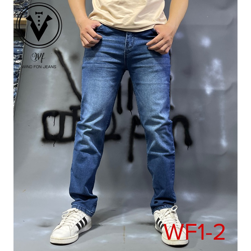 Quần Jean Nam Thun Co Giãn Ống Suông Cao cấp 22-39t