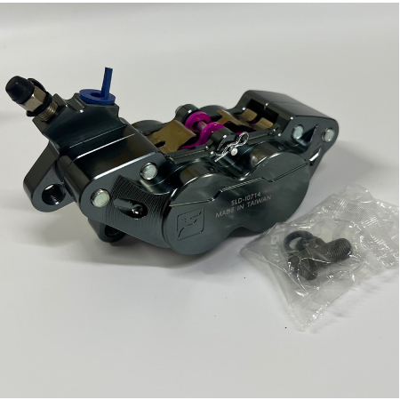 Heo Fanđo 4 Piston bố hồng + Pát trước./sau tất cả các dòng xe thông dụng