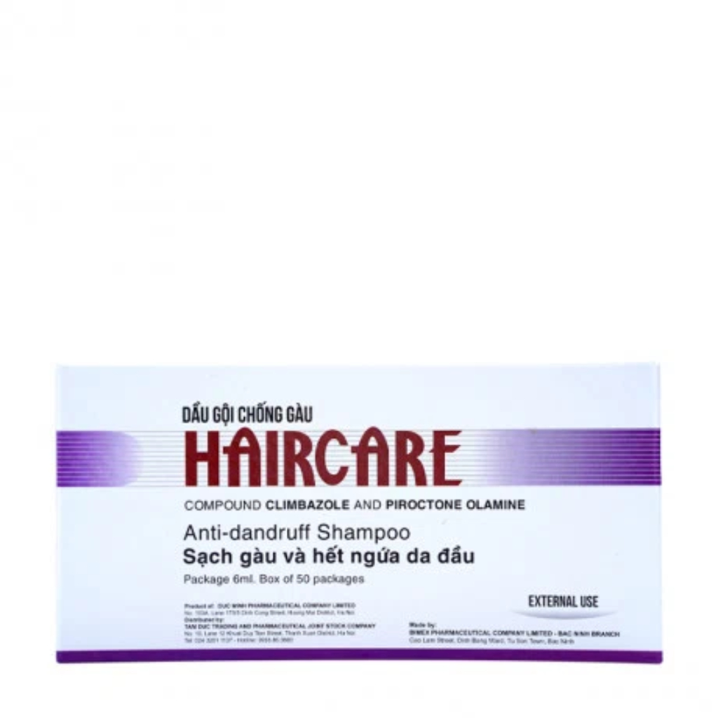 Dầu gội Haircare / Hair care chai 50ml - Sạch gàu, ngứa da đầu, tóc chắc khỏe