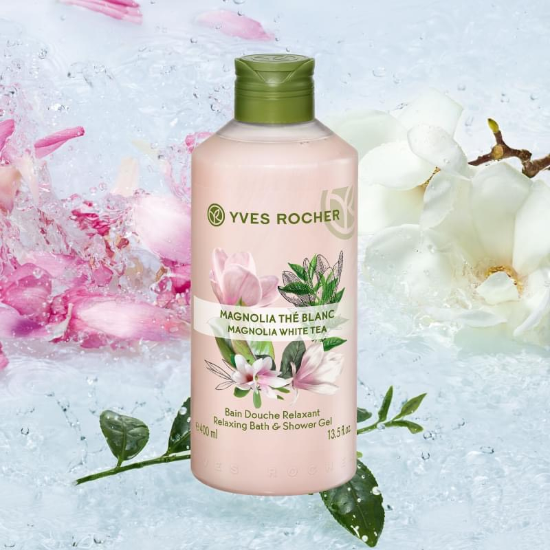 Sữa tắm mới Yves Rocher mộc lan trà trắng siêu thơm