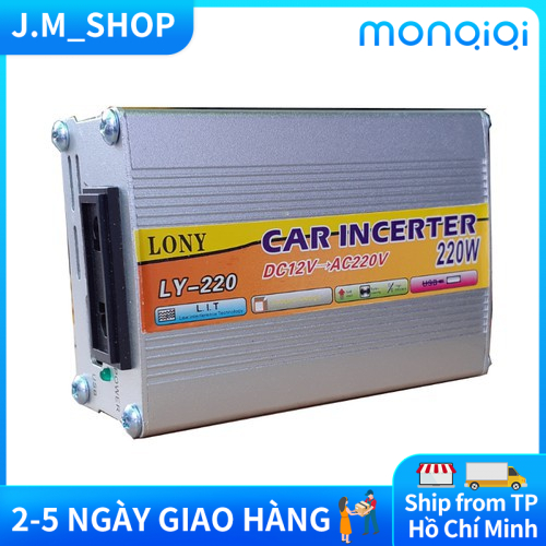 bộ chuyển đổi điện 12v sang 220v - inverter 12v 220v