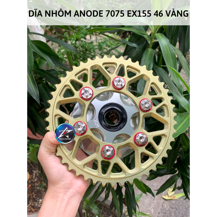 DĨA NHÔM ANODE 7075 EXCITER 155 46 VÀNG