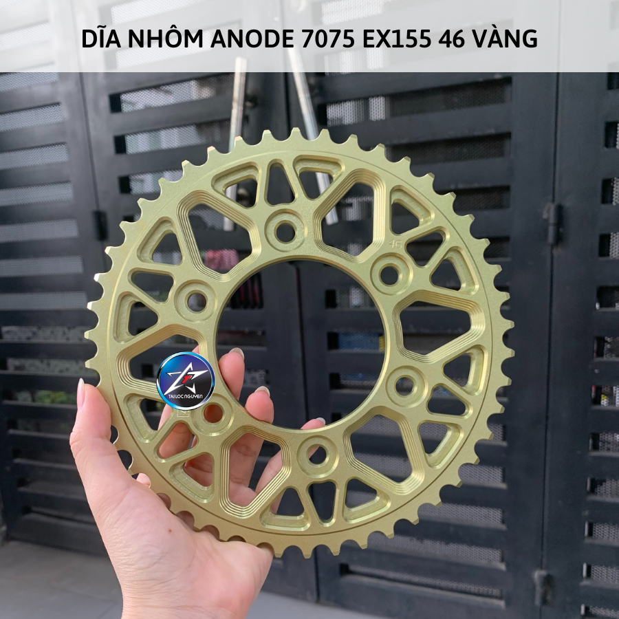 DĨA NHÔM ANODE 7075 EXCITER 155 46 VÀNG