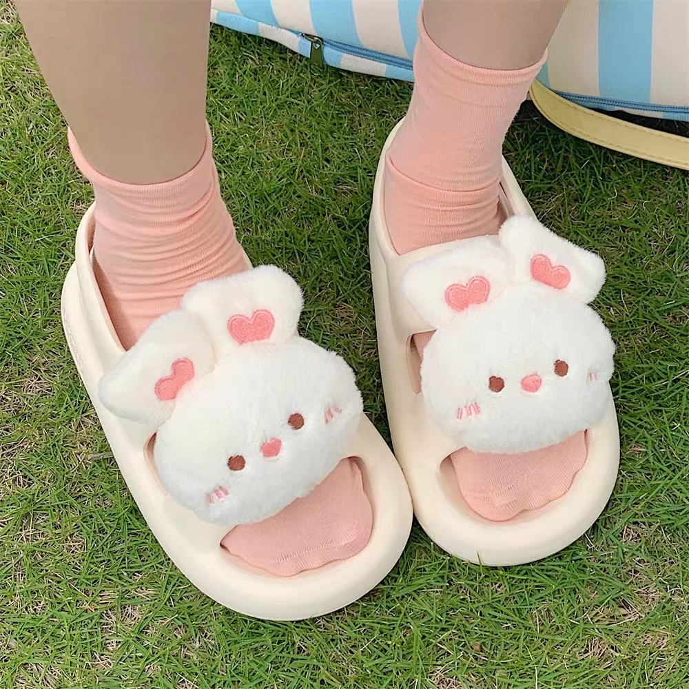 Dép cute nữ heo con mùa hè dễ thương eva đế dày roman