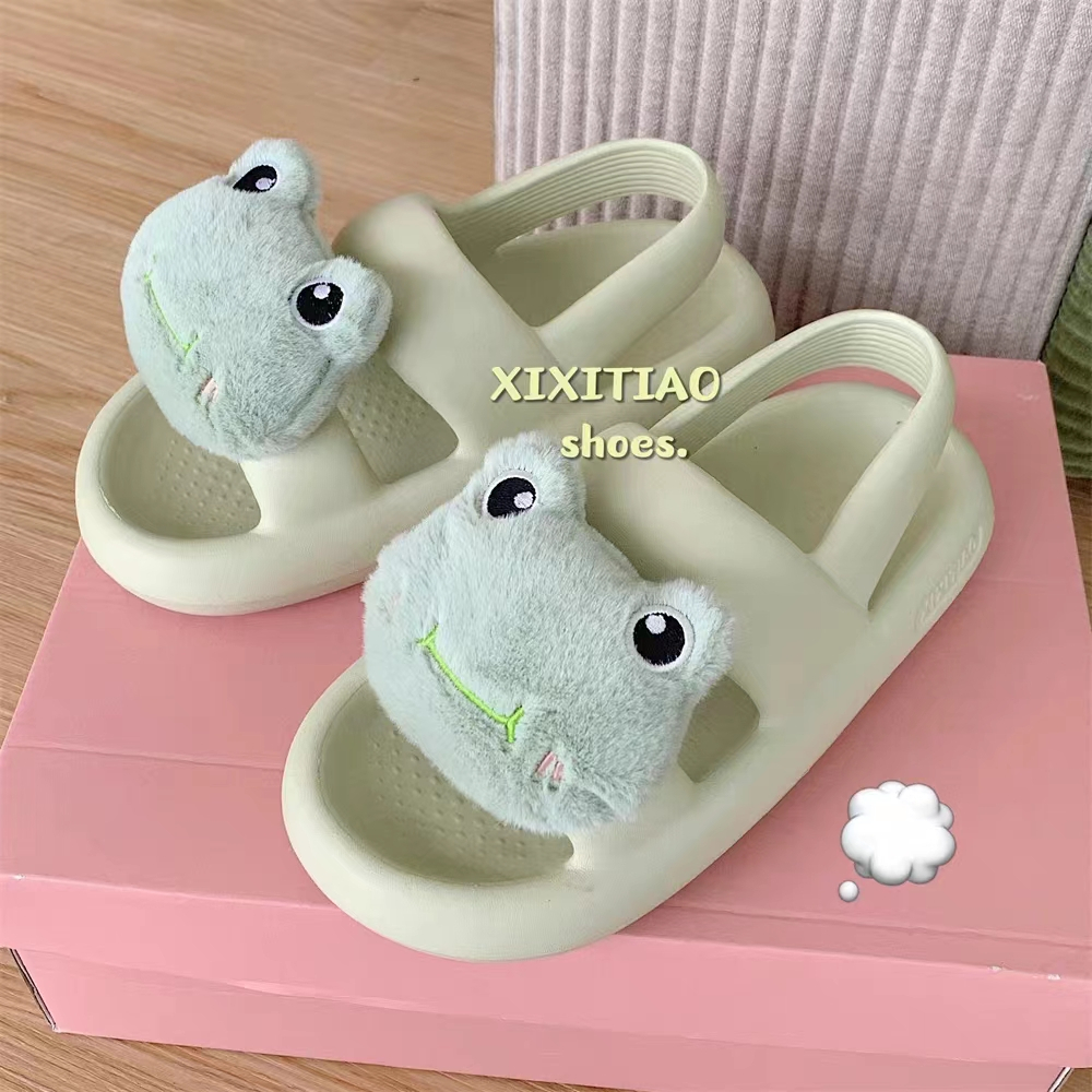 Dép cute nữ heo con mùa hè dễ thương eva đế dày roman