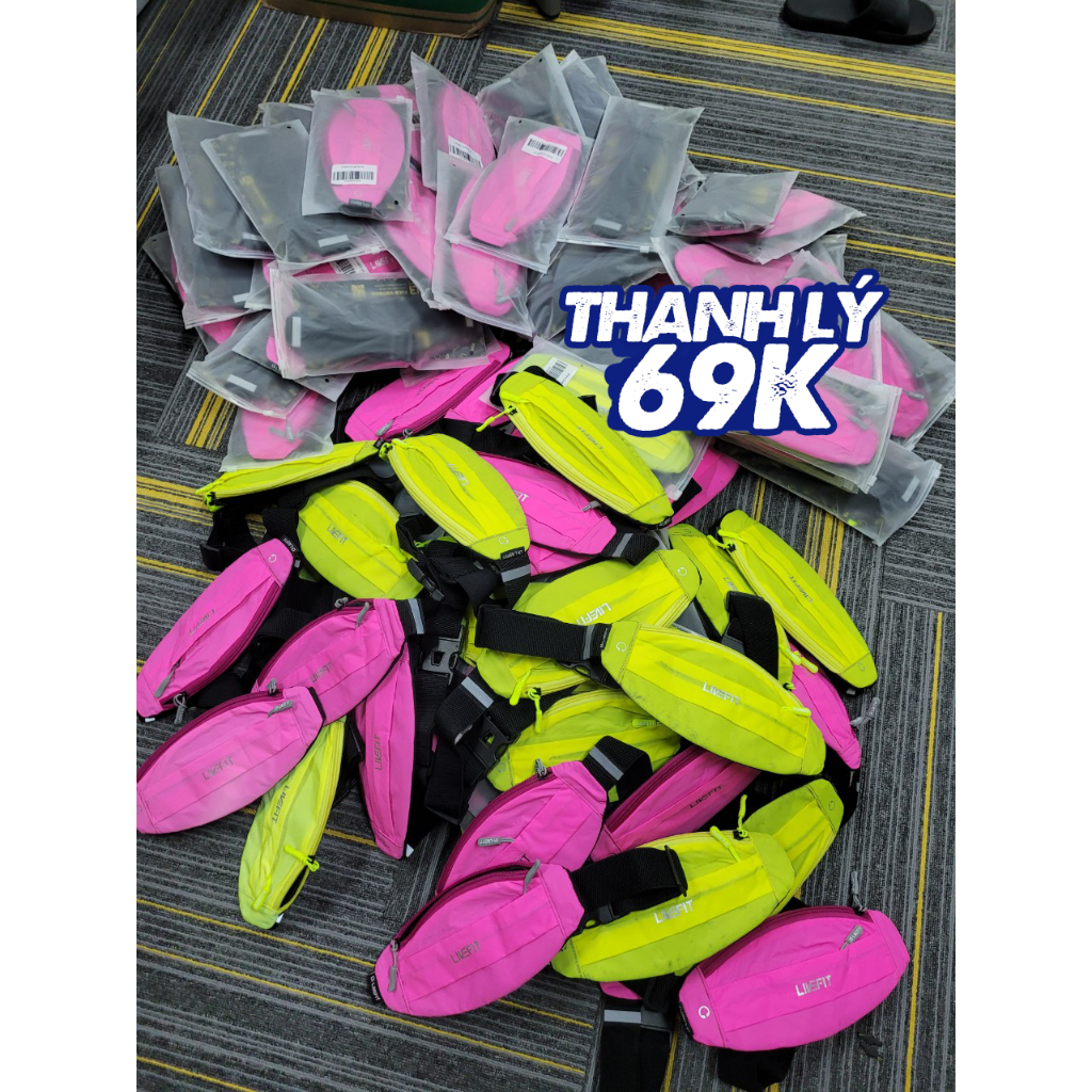 [Thanh lý Belt bị lem màu] Túi đeo hông chạy bộ LiveFit cao cấp - Running Belt - WB32