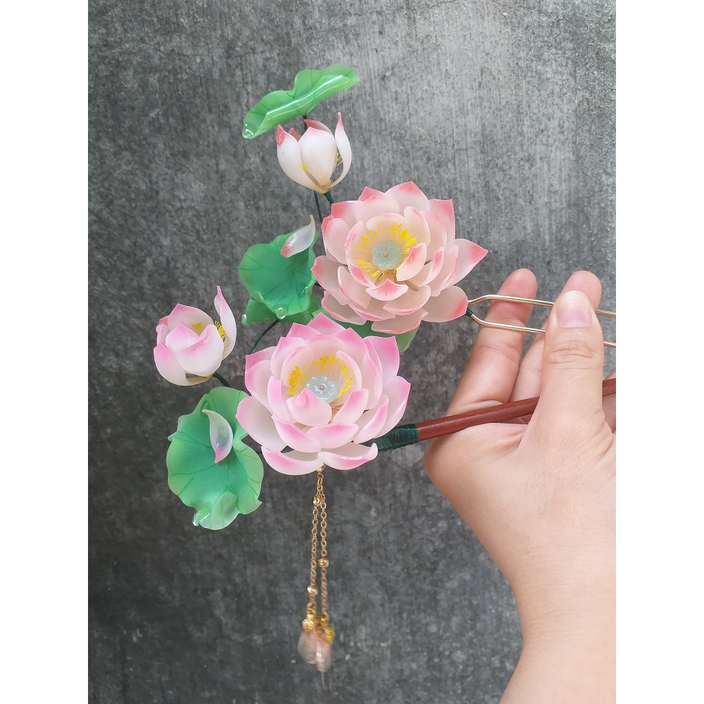 Trâm Hoa Sen - nhựa co nhiệt
