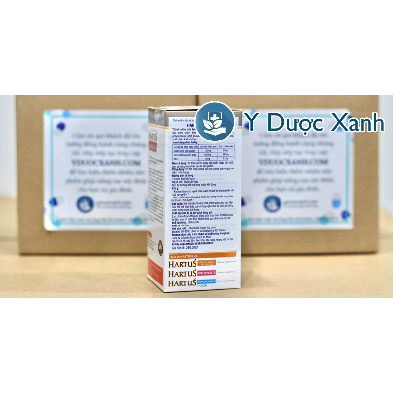 Mua  Tăng đề kháng HARTUS IMMUNITY, 150ml, Siro tăng miễn dịch cho bé - Y Dược Xanh