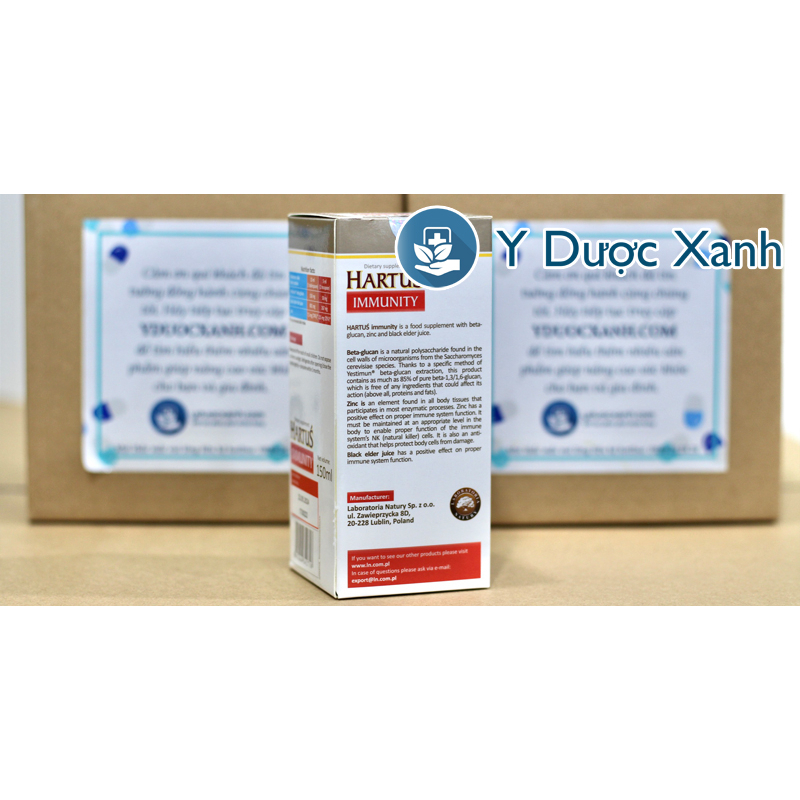 Mua  Tăng đề kháng HARTUS IMMUNITY, 150ml, Siro tăng miễn dịch cho bé - Y Dược Xanh