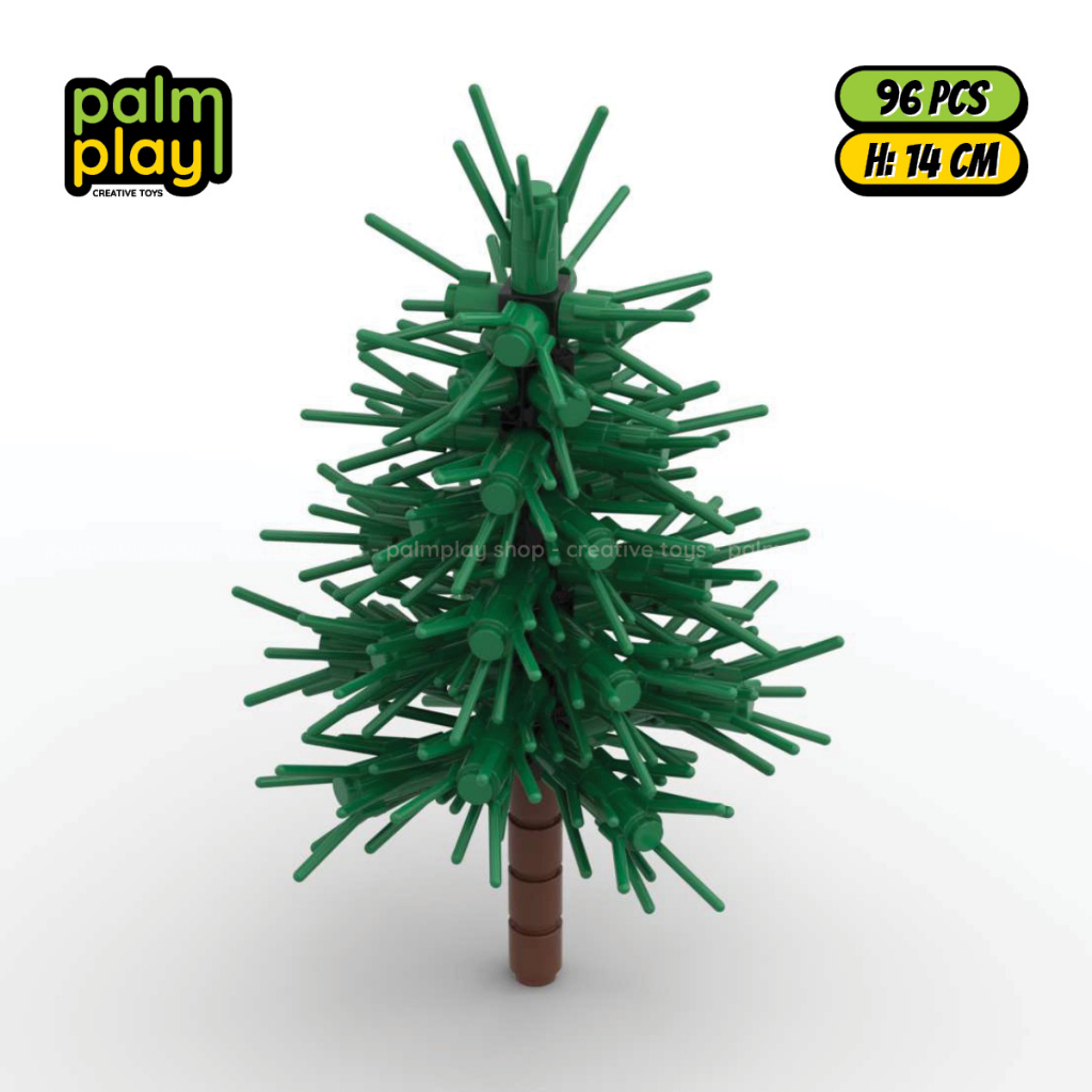 MOC đồ chơi gạch xếp hình 1 cây thông