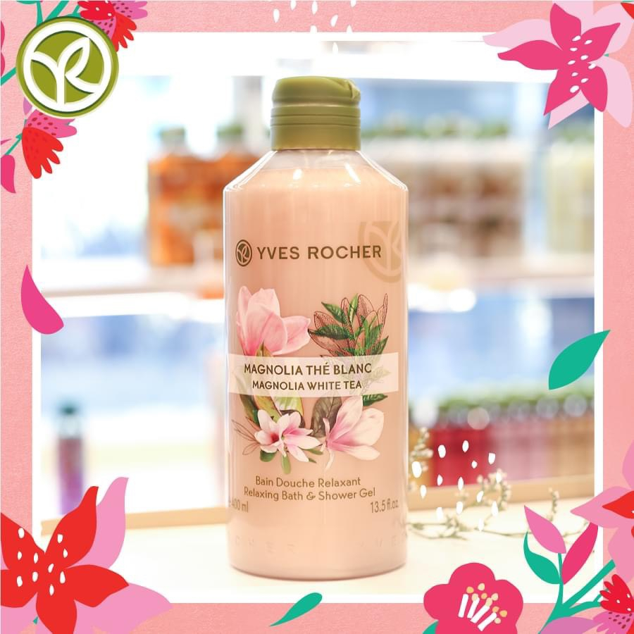 Sữa tắm mới Yves Rocher mộc lan trà trắng siêu thơm