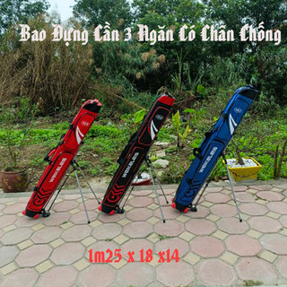 Túi Đựng Cần Câu Cá Siêu Bền 3-4 Ngăn Tiện Dụng