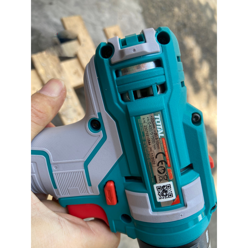 TOTAL Máy khoan búa dùng pin 20V 45Nm 3 chức năng TIDLI20145