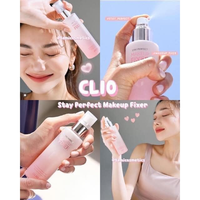 Xịt Khoá Nền Clio Stay Perfect Makeup Fixer 100ml