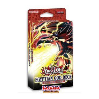Bộ Bài Thần Ai Cập YugiOh! Egyptian God Deck: Slifer the Sky Dragon - Chính Hãng Konami - Nhập Khẩu từ Anh