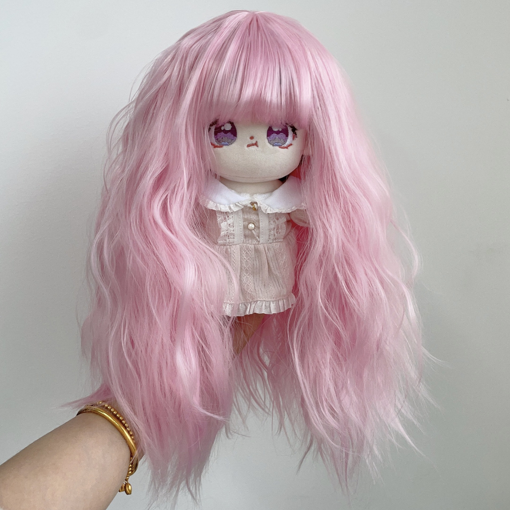 Phụ Kiện Tóc Tơ Giả Bằng Lụa Chịu Nhiệt Cho Búp Bê Tái sinh 55 cm = 22 inch Doll, Búp Bê 20 cm ixdoll