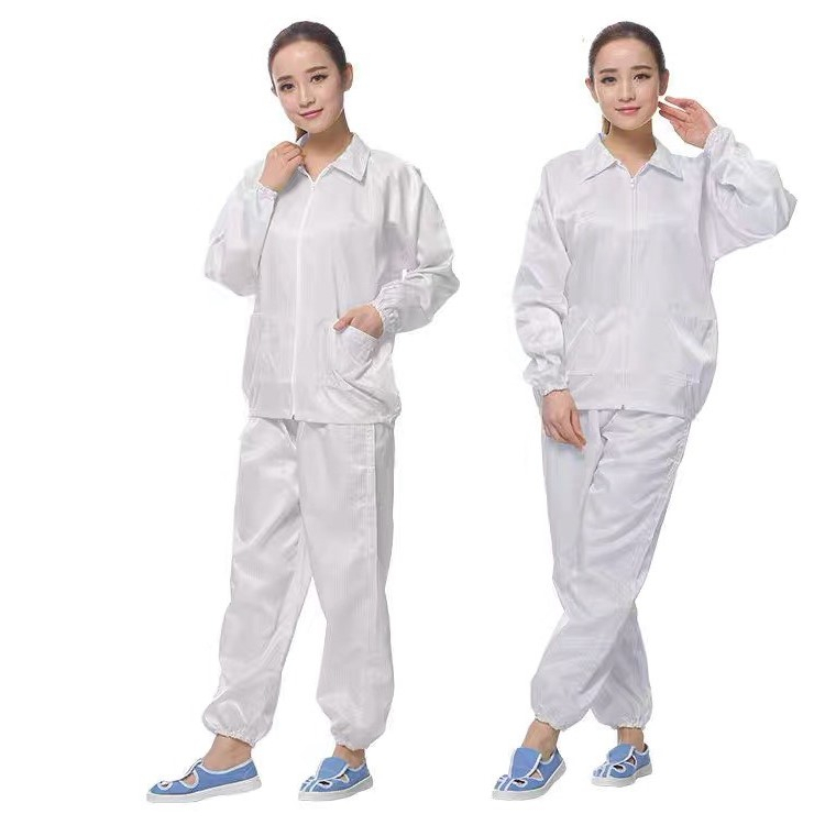 Quần Áo Phòng Sạch Màu Xanh Trắng