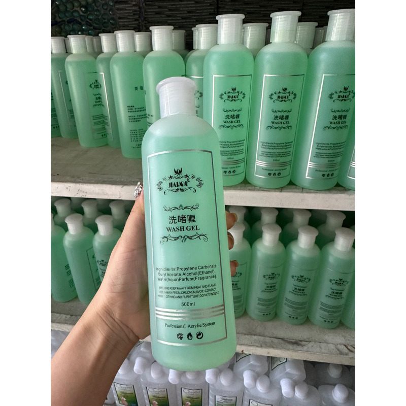 Nước lau gel 500ml hokou lau rửa,chùi móng nail💅💅💅