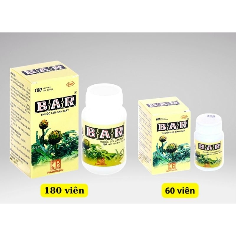 BAR mát gan, giải độc gan.