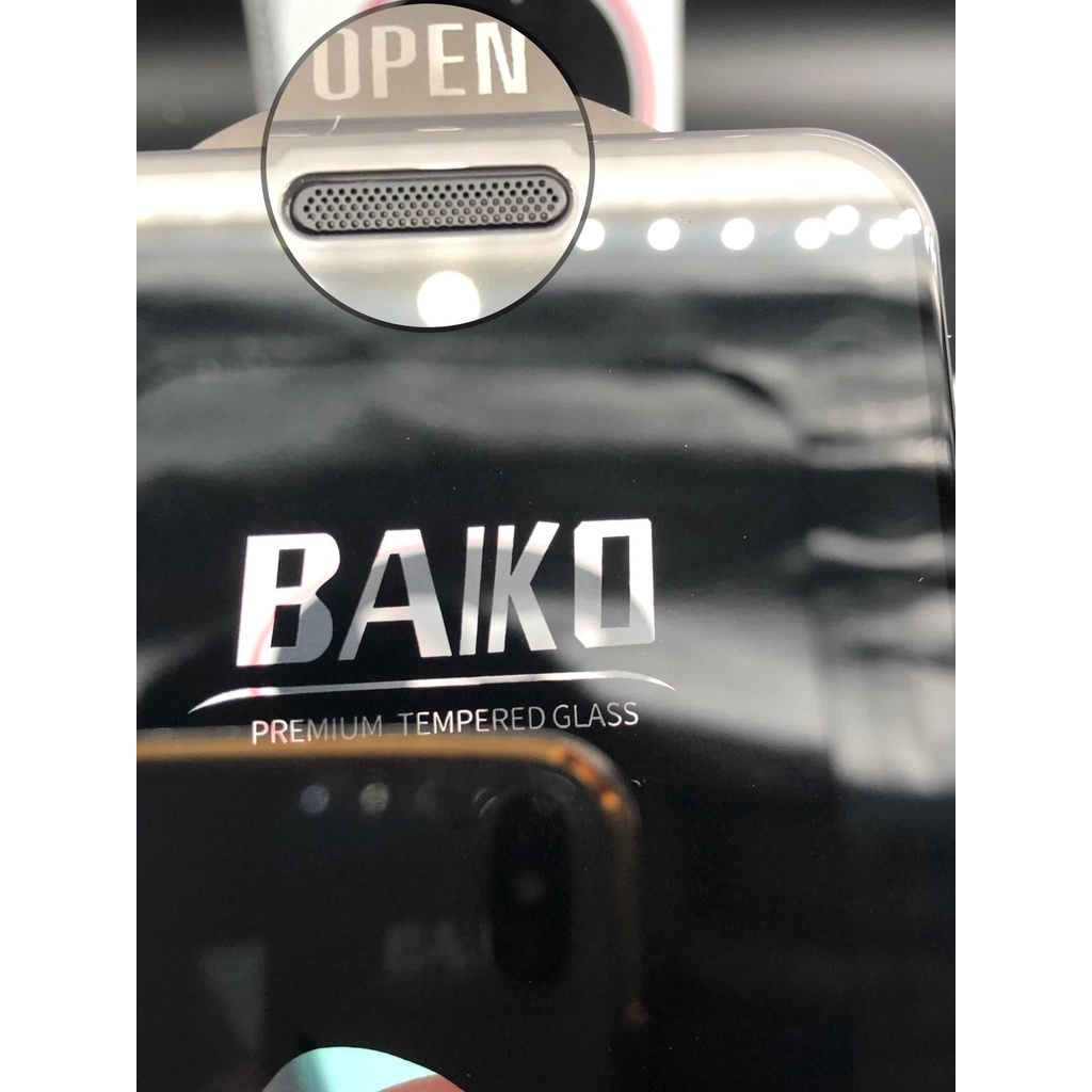 Kính cường lực full màn kingkong màng che bui dòng 6/7/8/7plus/8plus/x/ xs/xsmax/11/12/13/14/promax BAIKO