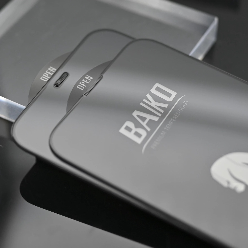 Kính cường lực full màn kingkong màng che bui dòng 6/7/8/7plus/8plus/x/ xs/xsmax/11/12/13/14/promax BAIKO