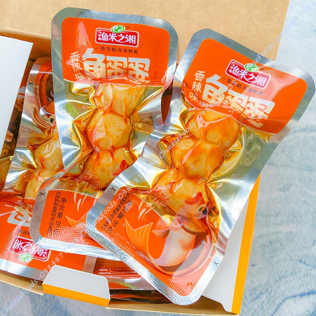 Chả Mực Viên Ăn Liền, Mực Viên Cay, Chả Cá Viên Sốt Cay, Mực Viên Cá Viên Ăn Liền