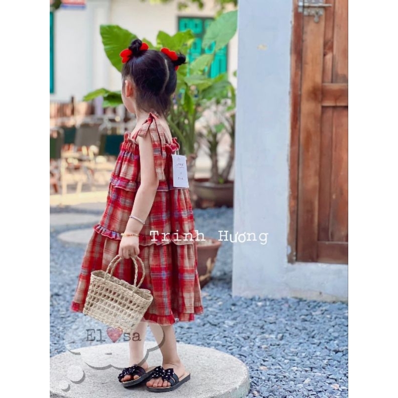 💟 💟  VÁY CARO TẦNG BASIC: Thô đũi mềm mịn,size 8_38kg