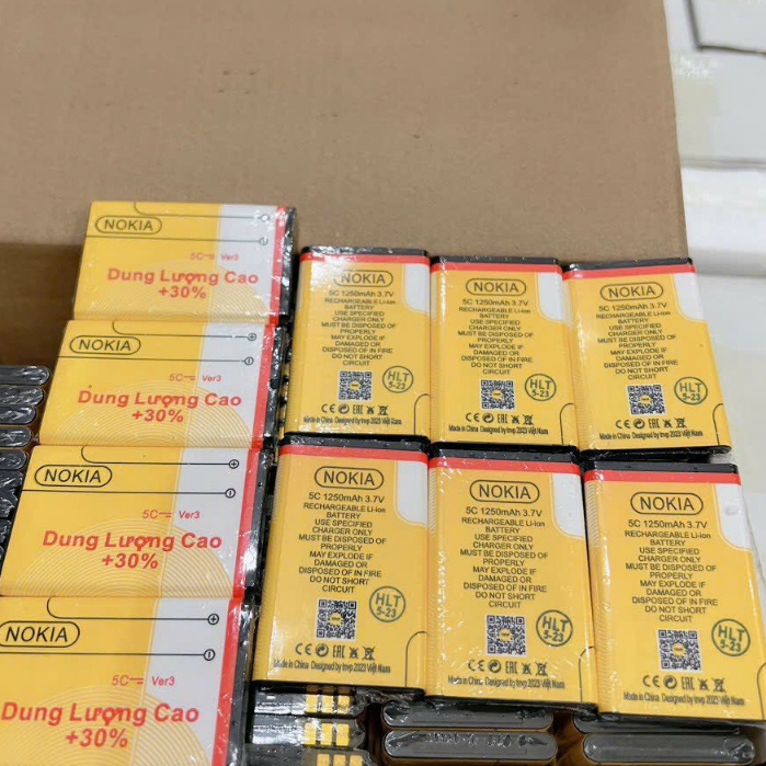 Pin Nokia BL 5C - Pin DUNG LƯỢNG CAO Cho Nokia 1280, 105, 110i...