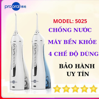 Máy tăm nước cầm tay Prooral 5025 bản nội địa Trung bán chạy nhất, chăm sóc răng miệng