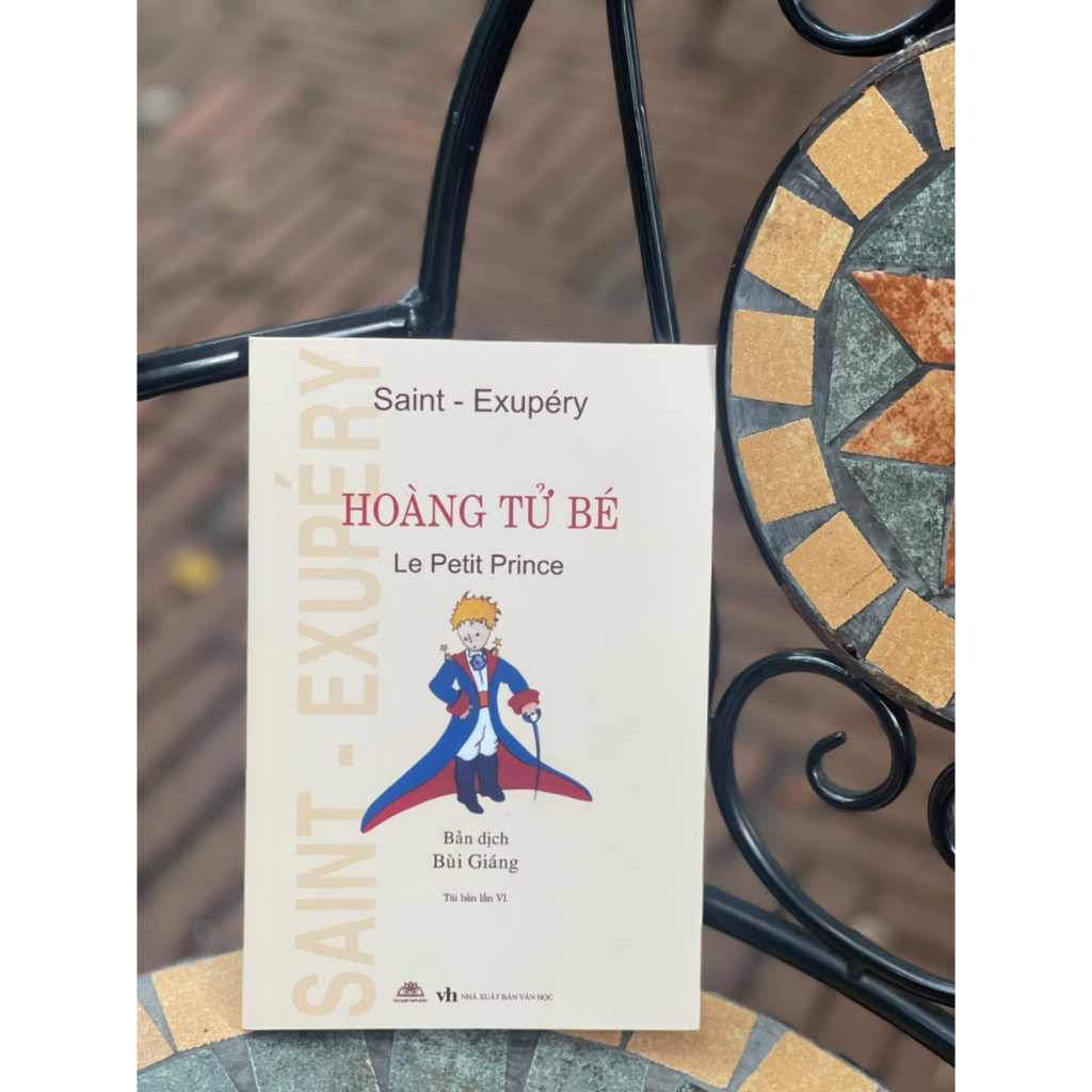 Sách - (Bản dịch Bùi Giáng) Hoàng Tử Bé - Saint-Exupery – Thư quán Hạnh Phúc - Nhà xuất bản Văn Học - bìa mềm